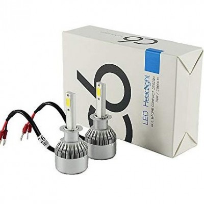 C6 LED Headlight h1 with 72W 7600Lm/set Xenon White H1 H3 H11 H13 9006 9007 H4 H7