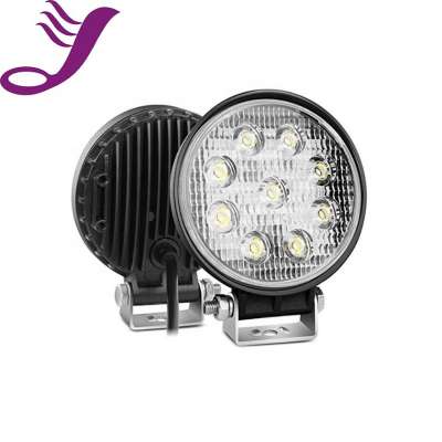 Car Top Led Work Light 27W Round Led Lamp Trucks Lights 2000LM High Lumens 4 inch Work Lamp 27W Headlight Car Flood Lamp